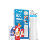 22oz. White Stainless Steel Bottle Starter Kit - Gift Ready