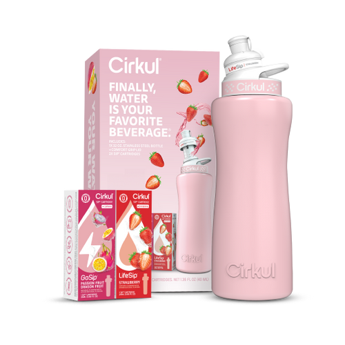 32oz. Blush Pink Stainless Steel Bottle Starter Kit - Home Choice