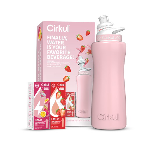 32oz. Blush Pink Stainless Steel Bottle Starter Kit - Home Choice