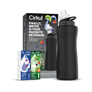 32oz. Matte Black Stainless Steel Bottle Starter Kit - Essential Set